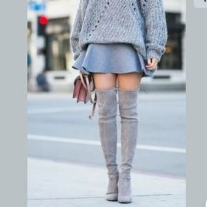 STUART WEITZMAN Highland Suede Over Knee Boots 10